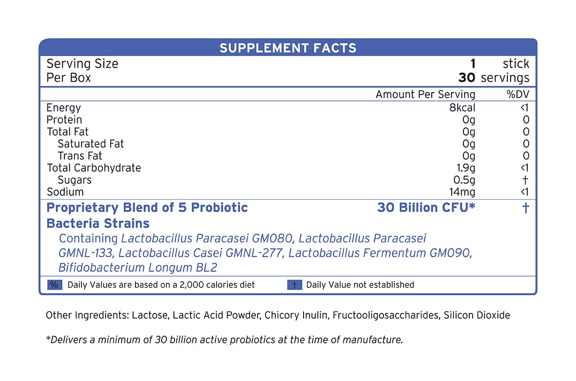 LB-30 supplement facts